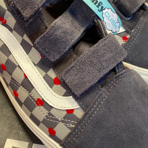 Vans Men's 4/Women's 5.5 Comfycush Old Skool Autism Hearts Asphalt VN0A7Q9A109 - Picture 7 of 14